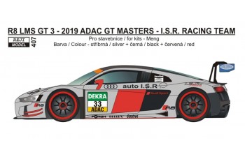 Decal – Audi R8 LMS GT3 - 2018 / 2019 ADAC GT Masters - I.S.R. Racing -  1/24